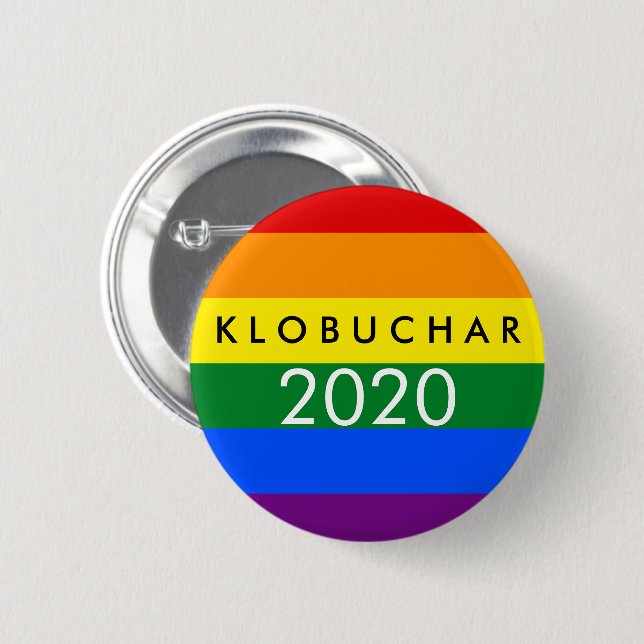 Amy Klobuchar for president 2020 2 Inch Round Button (Front & Back)