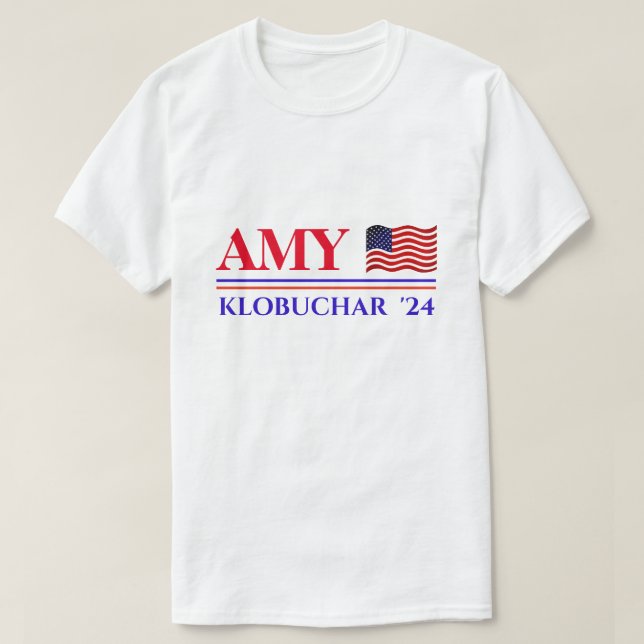 Amy Klobuchar for President T-Shirt (Design Front)