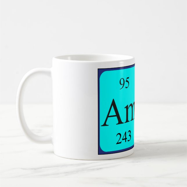 Amy periodic table name mug (Left)