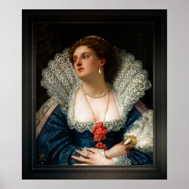 Amy Robsart by William Frederick Yeames Poster (Front)