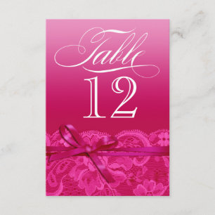 Amy Table Card-12 Invitation
