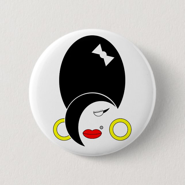 Amy W. 2 Inch Round Button (Front)