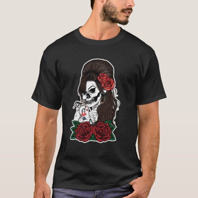 Amy Winehouse Skull Unique s Unisex Clothes Tank T (Front)