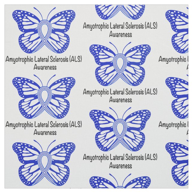Amyotrophic Lateral Sclerosis ALS Fabric (Swatch)
