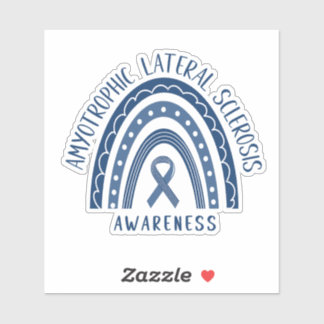 Amyotrophic Lateral Sclerosis ALS Rainbow Sticker