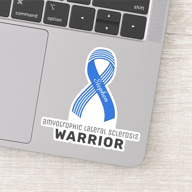 Amyotrophic Lateral Sclerosis Vinyl Sticker (Detail)