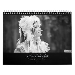 Amy's 2020 Monochrome Calendar