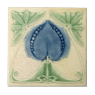 AN099 Art Nouveau Reproduction Antique Tile