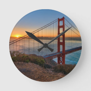 An absolutely stunning sunrise round clock