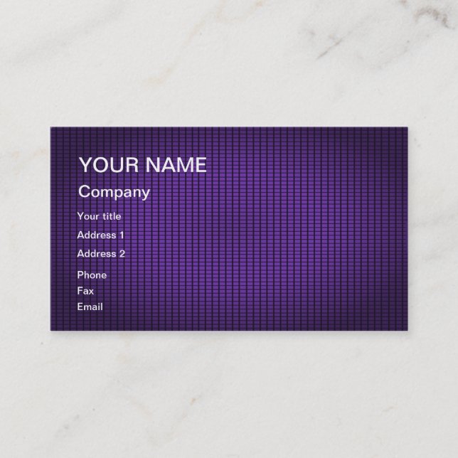 An abstract business card for you to customize (Front)