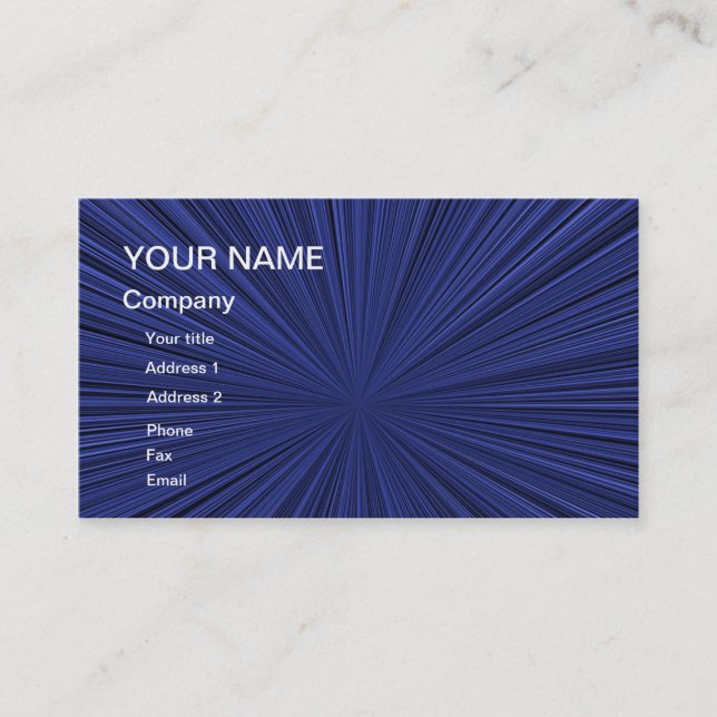 An abstract Card with a zoom effect (Front)