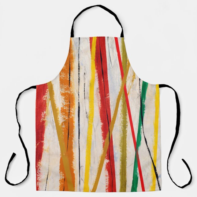 an abstract painting apron (Front)