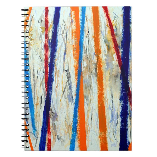 an abstract painting notebook (Front)