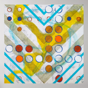 an abstract painting poster