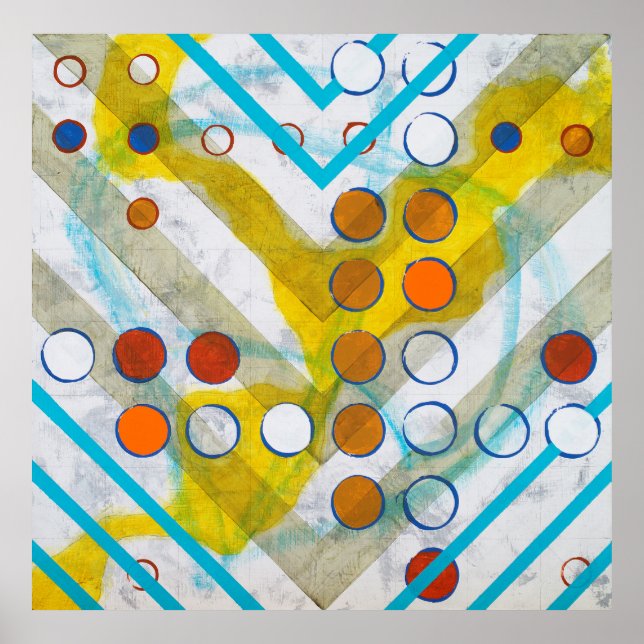 an abstract painting poster (Front)