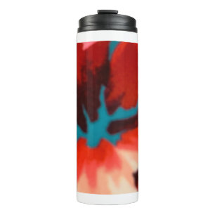 An abstract piece of fabric Thermal Tumbler