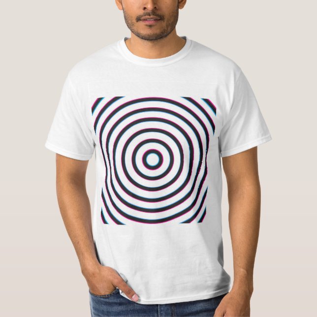 An abstract psychedelic spiral T-Shirt (Front)