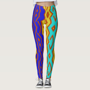 An abstract "Ratti_Creative_Arts" Leggings