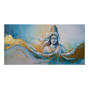 An Abstract Tribute to Goddess Gayathiri Poster