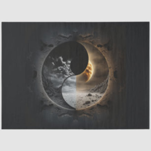 An Abstract Ying Yang Series Design 2 Tissue Paper