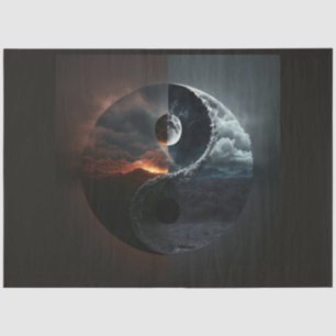 An Abstract Ying Yang Series Design 4 Tissue Paper
