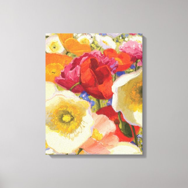 An Abundance of Flowers Canvas Print (Front)