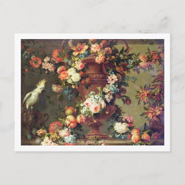 An Abundance of Fruit and Flowers Postcard (Front)