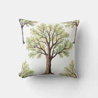 an acacia tree pillow cushion
