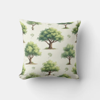 an acacia tree pillow cushion