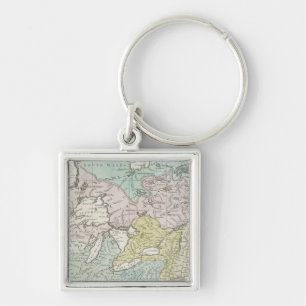 An Accurate Map of Canada, 1761 Keychain