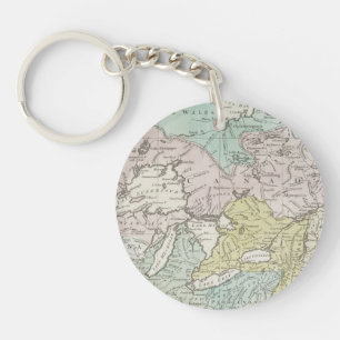 An Accurate Map of Canada, 1761 Keychain
