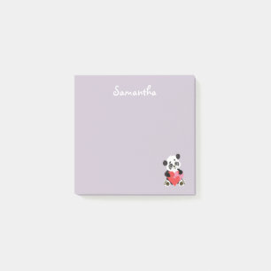 An adorable Panda Bear Post-it Notes