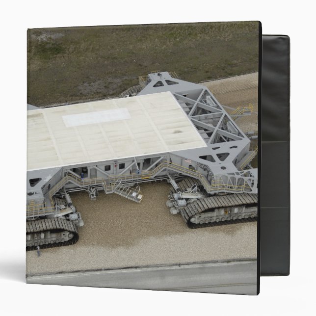 An aerial view of the crawler-transporter binder (Front/Inside)