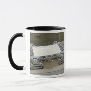 An aerial view of the crawler-transporter mug