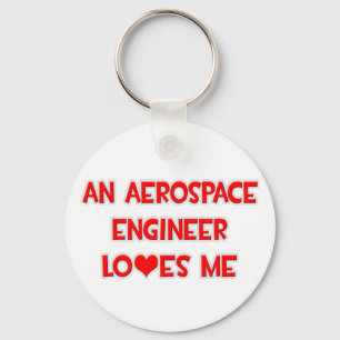 An Aerospace Engineer Loves Me Keychain