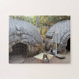 An African Village. Jigsaw Puzzle
