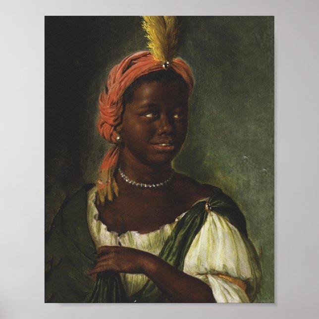 An African Woman - Willem van Mieris Poster (Front)