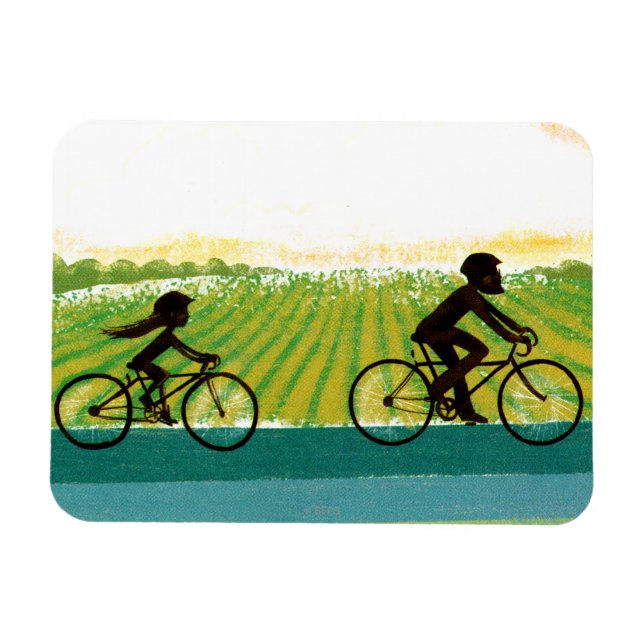 An Afternoon Ride Magnet (Horizontal)