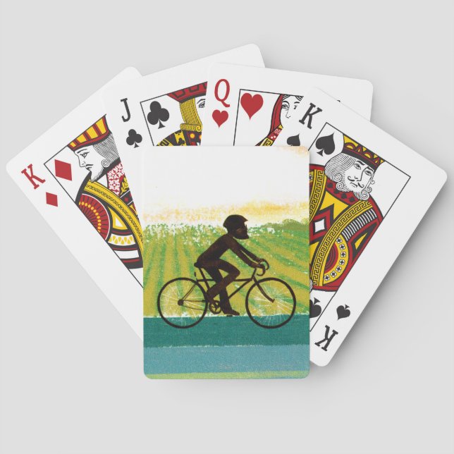 An Afternoon Ride Playing Cards (Back)