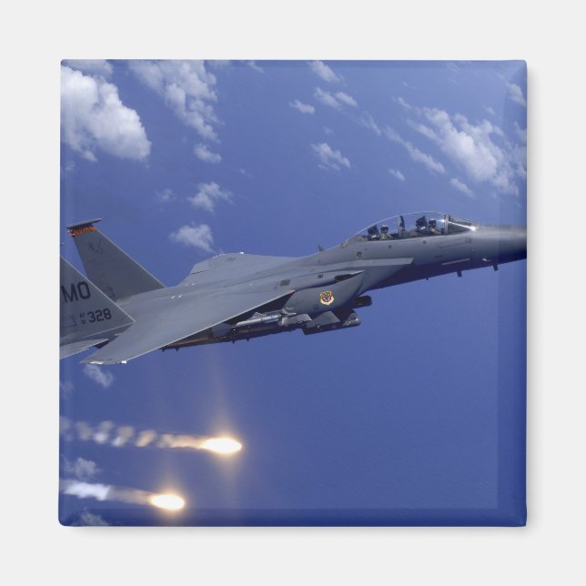 An Air Force F-15E Strike Eagle Magnet (Front)