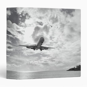 An airliner comes in for a landing at Princess Binder