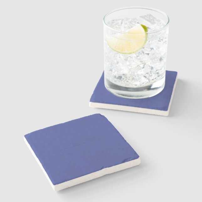 an airplane flying in the sky with a blue backgrou stone coaster (Side)