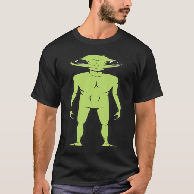 An Alien Just Standing There T-Shirt (Front)