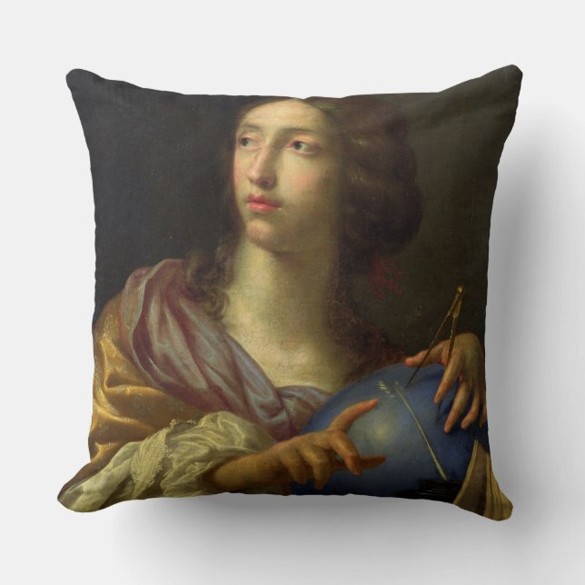 An Allegory of Astronomy Throw Pillow (Front)