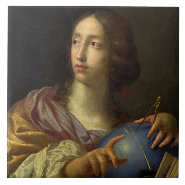 An Allegory of Astronomy Tile (Front)