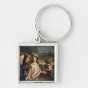 An Allegory of Courtship Keychain