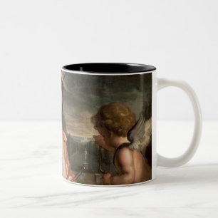 An Allegory of Courtship Two-Tone Coffee Mug
