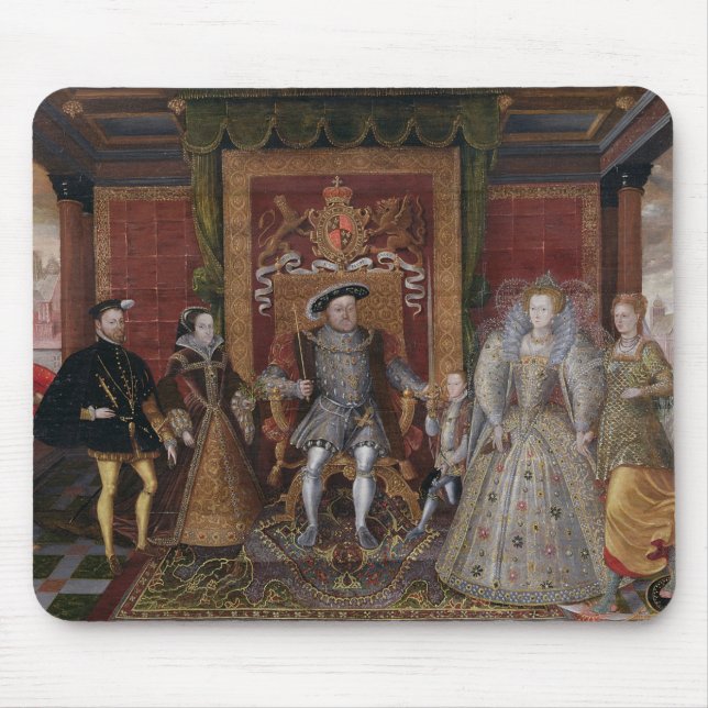 An Allegory of the Tudor Succession: The Family of Mouse Pad (Front)