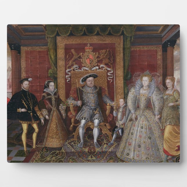 An Allegory of the Tudor Succession: The Family of Plaque (Front)
