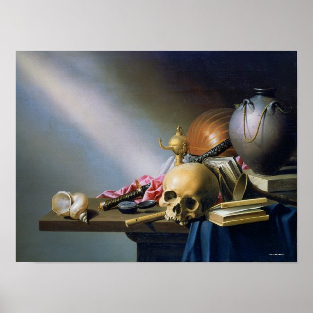 An Allegory of the Vanities of Human Life Poster (Front)